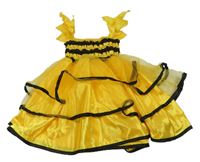 Kostým- žluto-černé pruhované šaty Old Navy