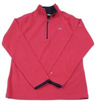 Neonově růžová fleecová funkční mikina Trespass