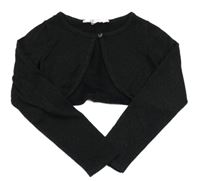 Černé třpytivé svetrové bolerko H&M