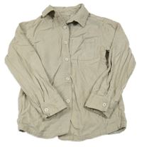 Světlebéžová manšestrová košile Zeeman