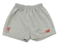 Šedé šusťákové sportovní funkční kraťasy New Balance