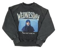 Šedá mikina s Wednesday Zara
