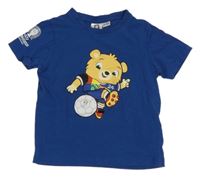 Modré tričko s medvídkem