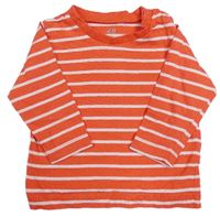 Červeno-bílé pruhované triko H&M