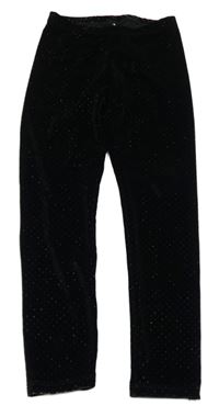 Černé puntíkaté legíny Calzedonia