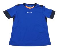 Safírovo-černé sportovní tričko Kipsta 