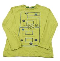 Zelené triko s potiskem Esprit