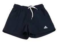 Tmavomodré sportovní kraťasy Adidas