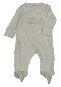 Světlebéžový overal s nápisem Primark