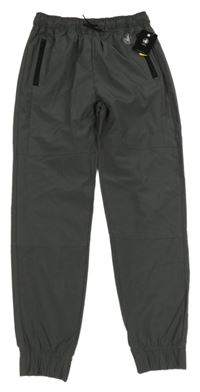 Nové - Tmavošedé šusťákové cuff kalhoty Body Glove