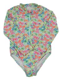 Mátové UV plavky s motýlky PRIMARK