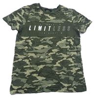 Khaki army tričko s nápisem George 