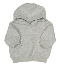 Šedá melírovaná mikina s kapucí Matalan