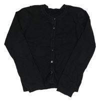 Černý propínací svetr Hema