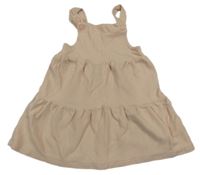 Světlerůžové žebrované teplákové šaty C&A