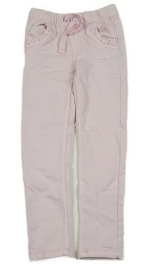 Světlerůžové džegíny s volánky Kiki&Koko