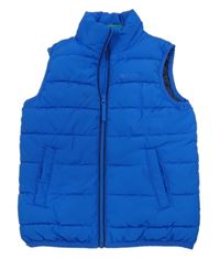 Safírová šusťáková prošívaná zateplená vesta Mountain Warehouse