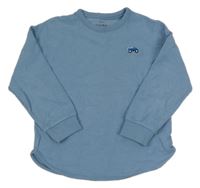 Světlemodrá mikina s autem M&S