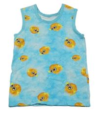 Tyrkysové tílko s rybičkami 