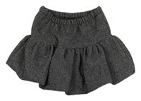 Černo-stříbrná balonová sukně Zara 