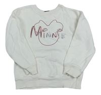 Smetanová oversize mikina s Minnie George 