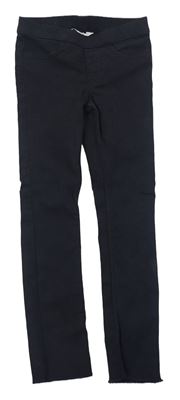 Černé riflové džegíny H&M