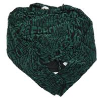 Černé síťovano/sametové crop mikinotriko s nápisy Candy Couture