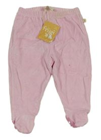 Nové - růžové sametové polodupky frugi