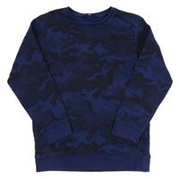 Tmavomodro-černá army mikina George