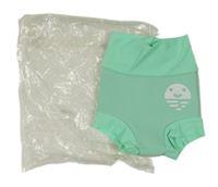 Nové - pistáciové neoprenové plavkové kalhotky se smajlíkem orby