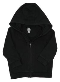 Černá propínací mikina s kapucí F&F