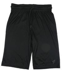 Černé kostkované sportovní kraťasy PRIMARK