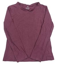 Vínové triko H&M