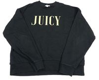 Černá mikina s nápisem Juicy Couture