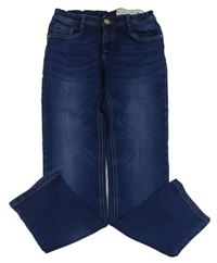 Tmavomodré teplákové skinny fit rifle Pepperts