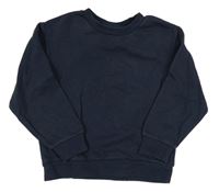 Tmavomodrá mikina H&M
