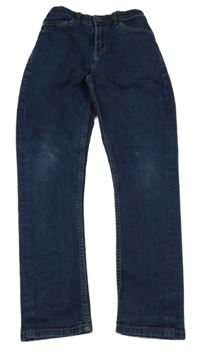 Tmavomodré skinny rifle Next