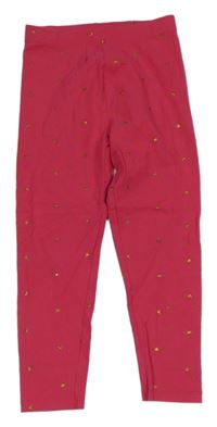 Fuchsiové legíny s hvězdami George