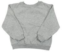 Šedá melírovaná mikina H&M
