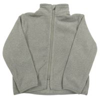 Šedá fleecová propínací mikina se sobem BPC