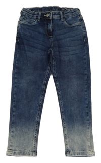 Tmavomodré skinny rifle 