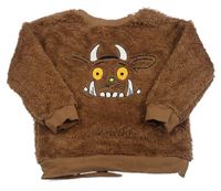 Hnědá chlupatá mikina - The Gruffalo Tu