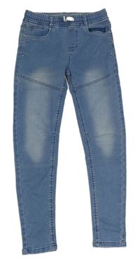 Světlemodré teplákové skinny rifle Yigga