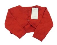 Nové - Červené svetrové bolerko M&S