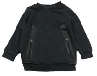 Černá mikina s nápisem George