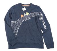 Nové - Tmavomodrá mikina s dinem Kids