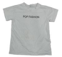 Bílé tričko s nápisem 