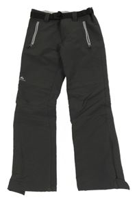 Antracitové softshellové kalhoty Quechua