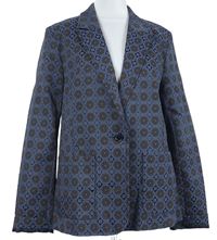 Dámské modro-hnědé květované sako Topshop 