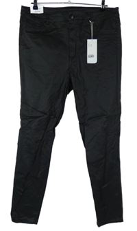 Nové - Dámské černé koženkové tregíny H&M